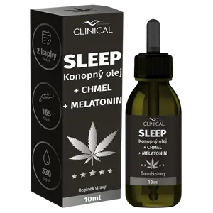 CLINICAL SLEEP konopný olej+chmel+melatonin 10 ml