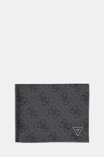 Peněženka Guess MILANO pánská, černá barva, SMMALL LEA27