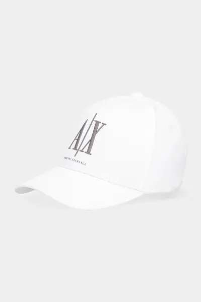 Bavlněná baseballová čepice Armani Exchange