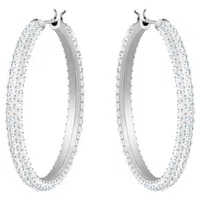 Swarovski Třpytivé kruhové náušnice Stone 5389432