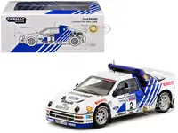 Ford RS200 2 Stig Blomqvist - Bruno Berglund "Lombard RAC Rally" (1986) "Hobby64" Series 1/64 Diecast Model Car by Tarmac Works