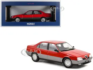 1991 Alfa Romeo 164 Red 1/18 Diecast Model Car by Norev