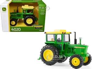 John Deere 4020 Tractor Green with Yellow Top "Replica Play" Series 1/32 Diecast Model by ERTL TOMY