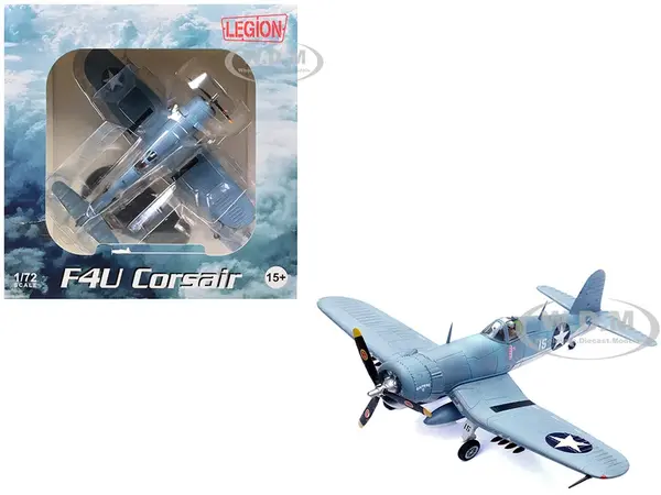 Vought F4U-1 Corsair Fighter Plane "Daphne C 2nd Lt. James N. Cupp VMF-213 Hell Hawks Guadalcanal" (1943) United States Marines 1/72 Diecast Model Ai