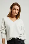 Marisse Women's Sweater Z-Sw-4513 Off White Mel