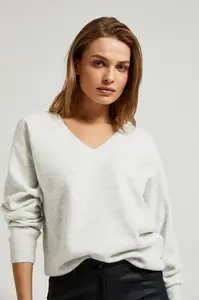 Marisse Women's Sweater Z-Sw-4513 Off White Mel