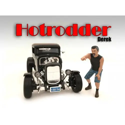 "Hotrodders" Derek Figure For 118 Scale Models by American Diorama