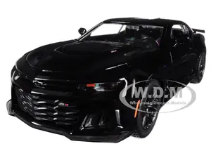 2017 Chevrolet Camaro ZL1 Black 1/24 Diecast Model Car by Motormax