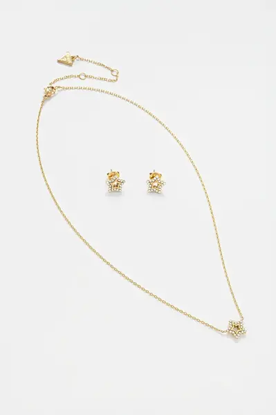 Náušnice a náhrdelník Guess ICONIQUE