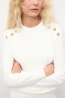 Kašmírový svetr Answear.LAB dámský, béžová barva, s pologolfem