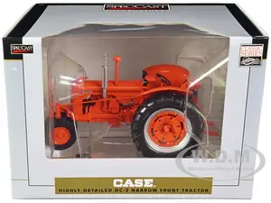 Case DC3 Narrow Front Tractor Orange "Classic Series" 1/16 Diecast Model by SpecCast