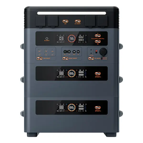 Blackview Oscal PowerMax 2400 Pro Portable Power Station 2016Wh + 2x BP2400 Pro 2016Wh LiFePO4 Battery Pack