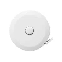 150cm Round Plastic Tape Measure Automatic Telescopic - White