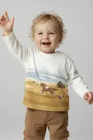 Dětské bavlněné tričko s dlouhým rukávem Mayoral