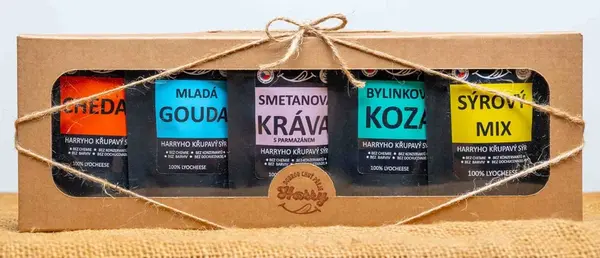 Dárková sada lyofilizovaných sýrů