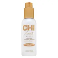 CHI Keratin K-Trix 5 Thermal Active Smoothing Treatment vyhladzujúce stylingové mlieko pre hrubé a nepoddajné vlasy 116 ml