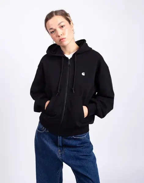 Carhartt WIP W' Hooded Casey Jacket Black/Silver S