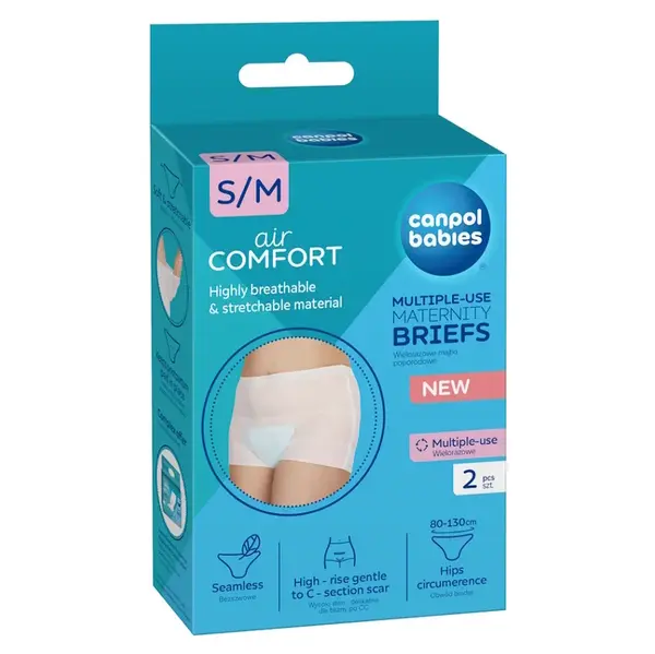 CANPOL BABIES Multifunkčné nohavičky po pôrode S/M 2 ks