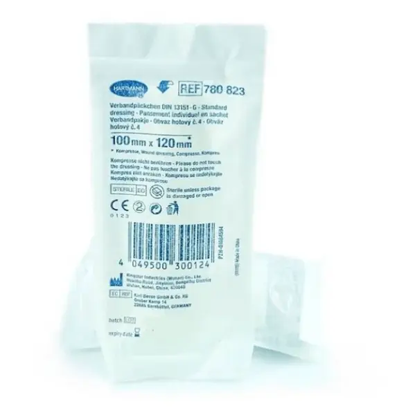 Obväz hotový Economy č.4 veľký 100x 120 mm