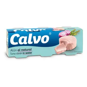 CALVO Tuniak vo vlastnej šťave 3 x 80 g