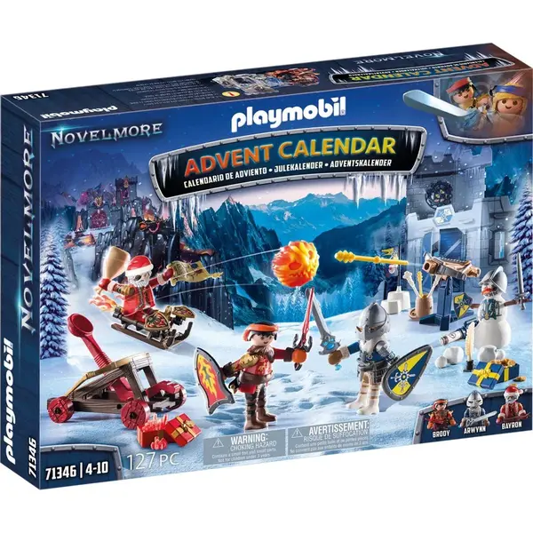 PLAYMOBIL® 71346 Adventný kalendár Novelmore Boj na snehu
