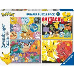 Ravensburger Puzzle Pokémoni 4 x 100 dielikov