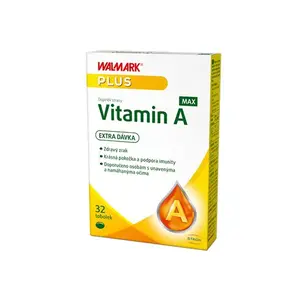 Walmark Vitamin A MAX, 6000 IU, oči a pokožka 32 tobolek