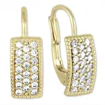 Soliter Krásne náušnice zo žltého zlata 239 001 00679