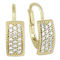 Soliter Krásne náušnice zo žltého zlata 239 001 00679