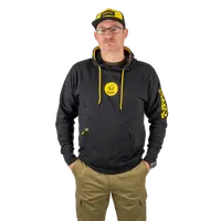 Black cat mikina black hoody - m