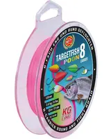 Wft splietaná šnúra targetfish 8 spoon pink 120 m - 0,08 mm 5 kg