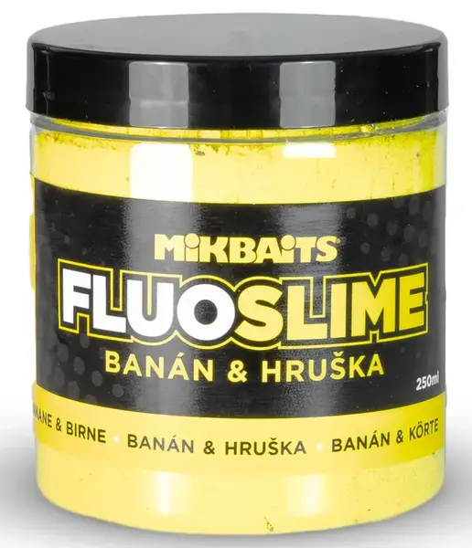 Mikbaits obalovací dip fluo slime 100 g - banán hruška