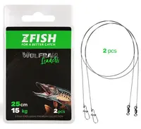 Zfish lanko wolfram leader 2 ks - 15 cm 7 kg