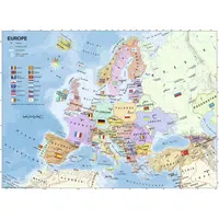 Ravensburger Puzzle Mapa Európy 200 XXL dielikov