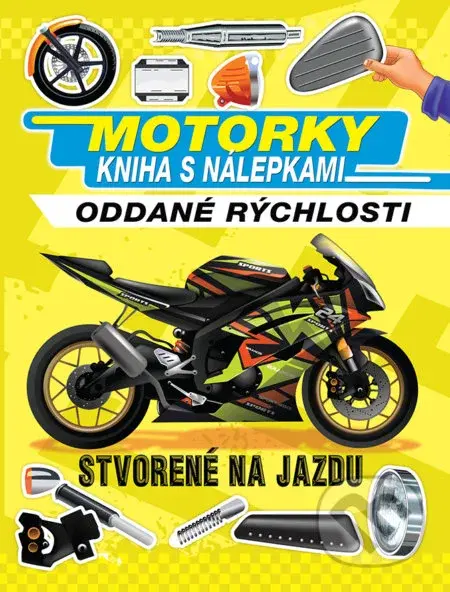 Motorky - kniha z kategorie Omalovánky