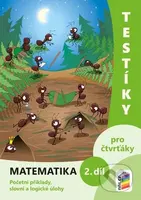 Testíky pro čtvrťáky – matematika, 2. díl (barevný pracovní sešit) - kniha z kategorie 1. stupeň