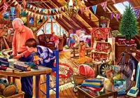 Attic Playtime - puzzle z kategorie Umělecké