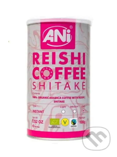 Shitake Reishi BIO instantná káva 100g