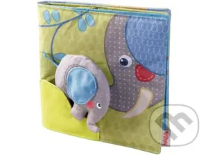 Textilná knižka Sloník - hra z kategorie Vzdělávací hry