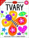 Tvary - 150 opravdu velkých samolepek (Procvičujeme prstíky a jemnou motoriku) - kniha z kategorie Samolepky
