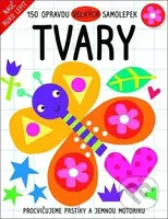 Tvary - 150 opravdu velkých samolepek (Procvičujeme prstíky a jemnou motoriku) - kniha z kategorie Samolepky