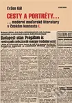 Cesty a portréty... (...moderní maďarské literatury v českém kontextu I.) - kniha z kategorie Humanitní a společenské vědy