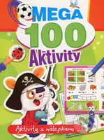 Mega 100 aktivity (Aktivity s nálepkami - zelené) - kniha z kategorie Samolepky