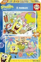 Sponge Bob - puzzle z kategorie 15 - 60 dílků