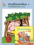 Tri prasiatka a vlk (maľovanka + CD) - Stanislav Dančiak ml. - audiokniha z kategorie Pohádky