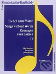 Lieder ohne Worte II / Songs without Words II - Felix Mendelssohn Bartholdy - kniha z kategorie Noty