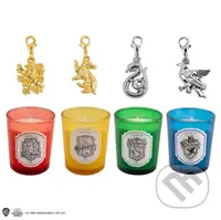 Harry Potter set sviečky 4 ks s náramkom a príveskami - Rokfortský internát