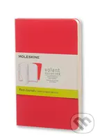 Moleskine - Volant - dva červené zápisníky (malé, mäkká väzba, čisté (sada 2 ks zápisníkov))