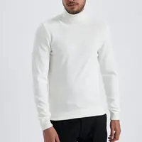DEFACTO Slim Fit Slim Fit Turtleneck Basic Plain Knitwear Sweater