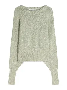 Bershka Sveter  svetlozelená